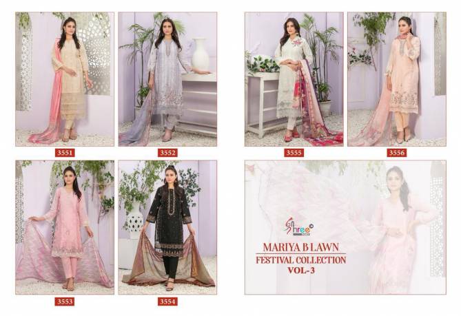 Mariya B Lawn Festival Collection Vol 3 By Shree Cotton Dupatta Salwar Suit
